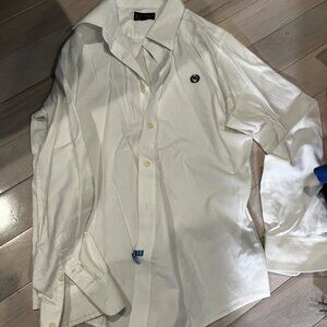 Boys Youth Polo Ralph Lauren Button Down White Oxford Shirt 16